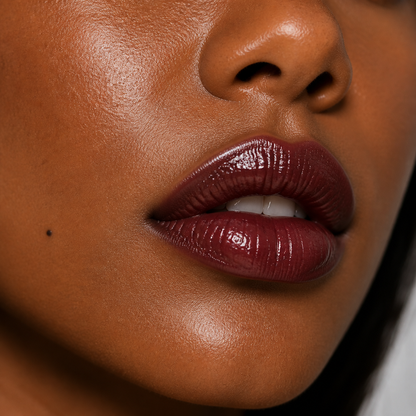 Labios con brillo labial tono 06 Bordeaux